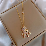 "Lucky Unicorn" Pendant Necklace