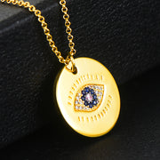 Female Evil Eye  Protection Necklace