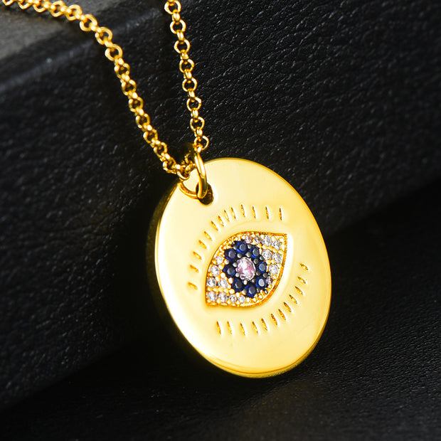 Female Evil Eye  Protection Necklace