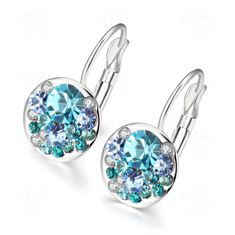 Multicolor Glitter "Diamond" Earrings