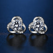 Lovely Flower "Diamond" Earrings