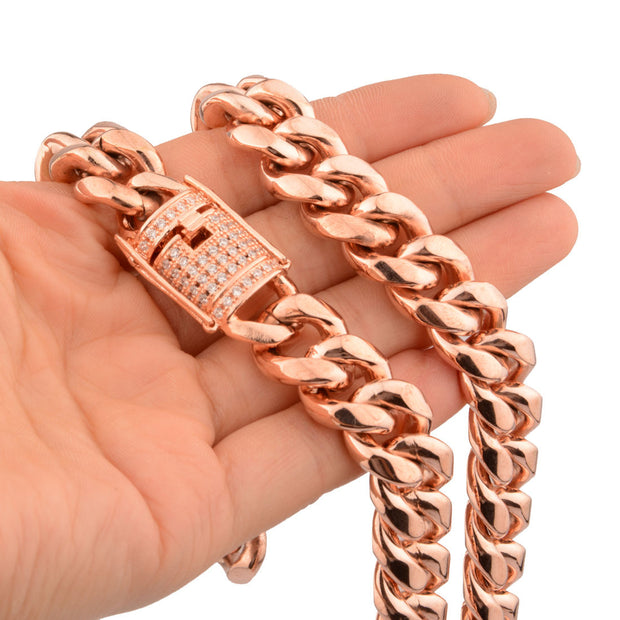 Rose Gold Men's Chain