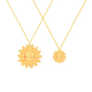 Sunflower Pendant Necklace