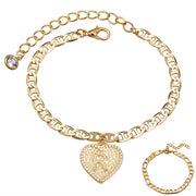 "Love Letter" Initial Anklet Set