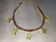 Butterfly Pendant Anklet