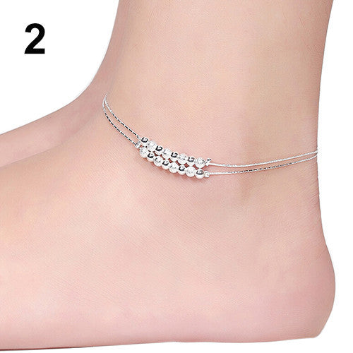 Silver "Pick One" Anklet