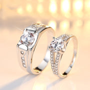 Mr. and Mrs. Romance Ring Set