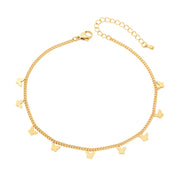 Butterfly Chain Anklet