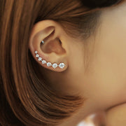 Diamond Cuff Earrings