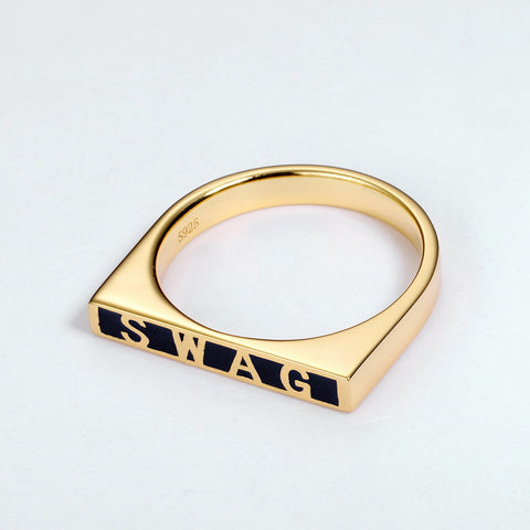 "Swag" Ladies Geometric Ring