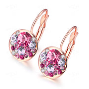 Multicolor Glitter "Diamond" Earrings