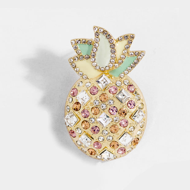 Diamond Pineapple Post Earrings