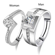 "Fallen for You" Couples Ring Set