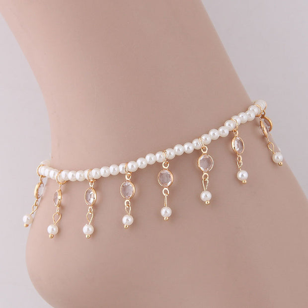 Pearl Tassel Anklet