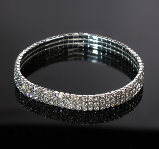 Stackable "Diamond" Elastic Anklet
