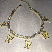 Butterfly Pendant Anklet