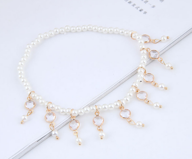 Pearl Tassel Anklet