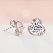 Lovely Flower "Diamond" Earrings