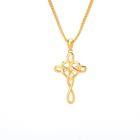 Unisex Cross Pendant Necklace