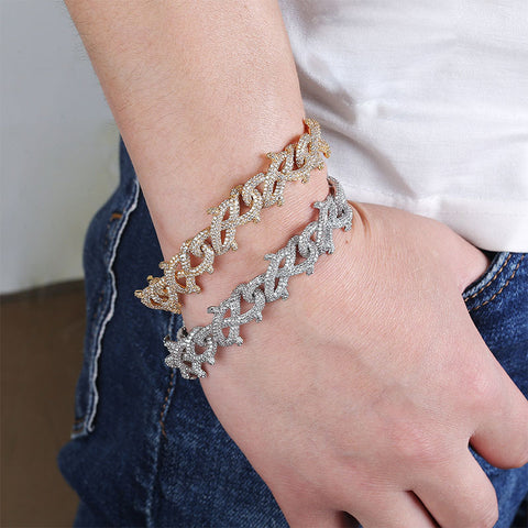 Men's  "Thorn in My Side" Cuban Chain Bracelet