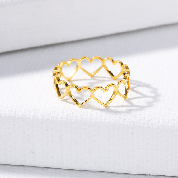 Hollow Heart Ring