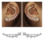 Diamond Cuff Earrings