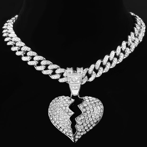 Heart Breaker Pendant Necklace