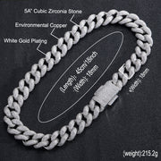 "Icy" Bubble Cuban Chain (variety of length)