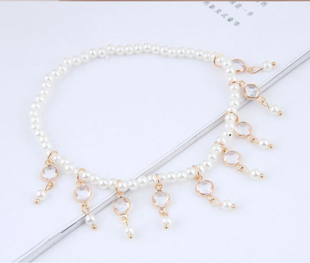 Pearl Tassel Anklet