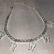 Butterfly Pendant Anklet