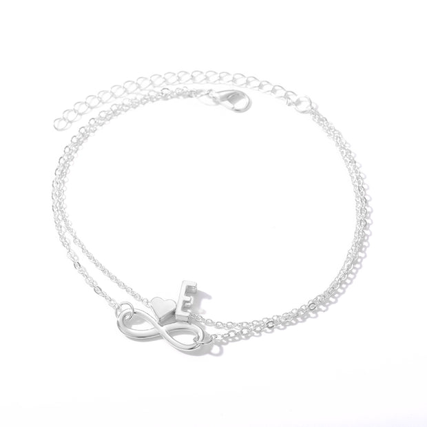 Infinity Initial Anklet