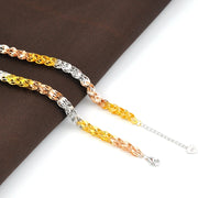 Tri Color Phoenix Tail Necklace