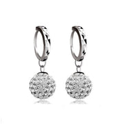 "Belle of the Ball" Round Drop Earrings