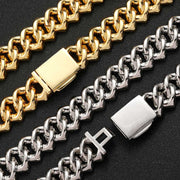 Double Row "Diamond" Cuban Chain