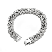 Full Diamond Cuban Bracelet