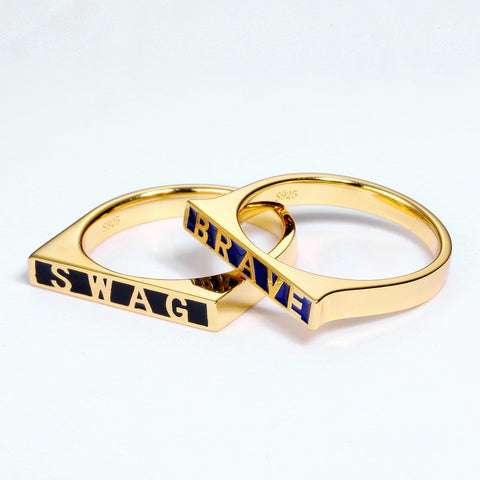 "Swag" Ladies Geometric Ring