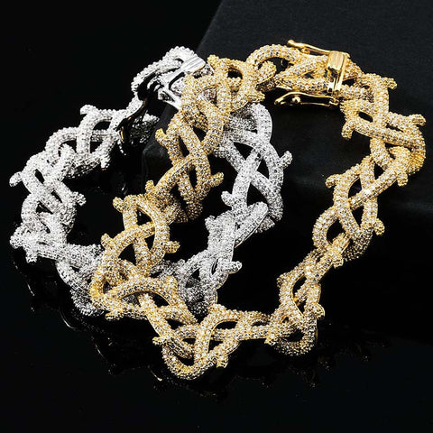 Men's  "Thorn in My Side" Cuban Chain Bracelet