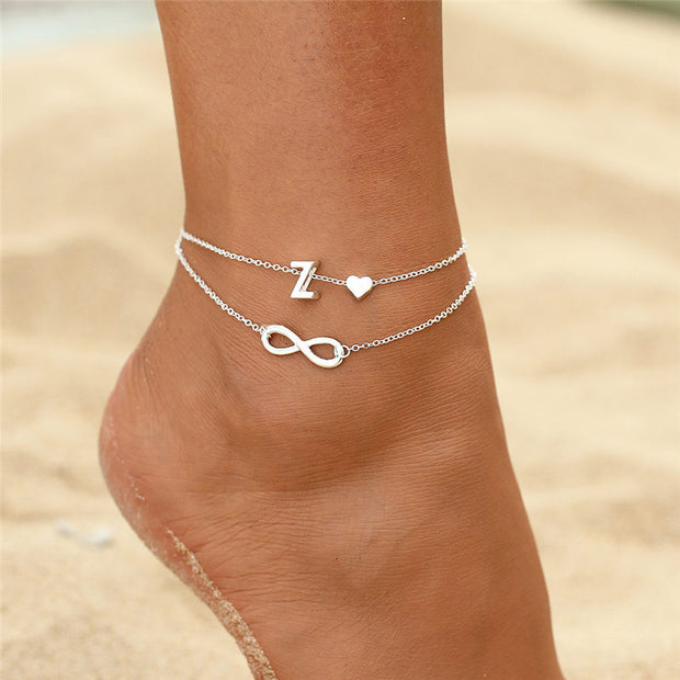 Infinity Initial Anklet