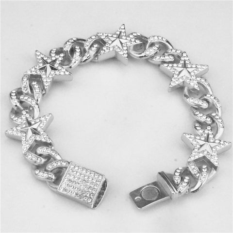 Jackson Five Star Cuban Chain Bracelet