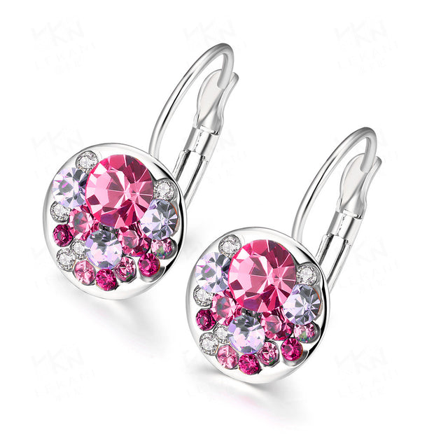 Multicolor Glitter "Diamond" Earrings