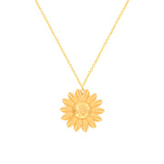 Sunflower Pendant Necklace