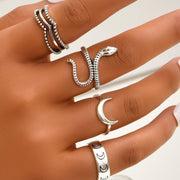 "Bewitched" Set of 4 Rings