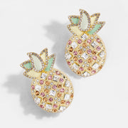 Diamond Pineapple Post Earrings