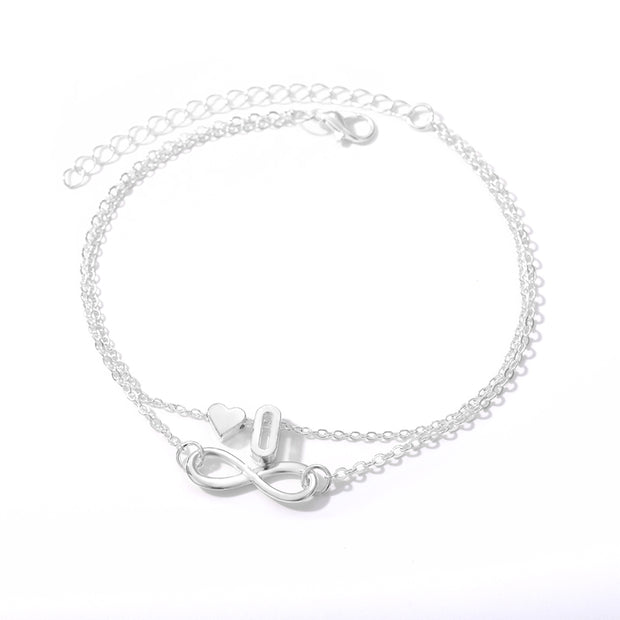 Infinity Initial Anklet