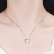 Sterling Silver "Let it Snow"  Pendant Necklace