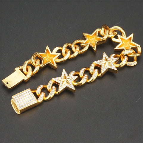 Jackson Five Star Cuban Chain Bracelet