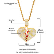 Heart Breaker Pendant Necklace