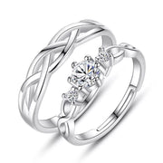 Couples Silver Wedding Bands