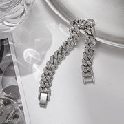 Full Diamond Cuban Bracelet