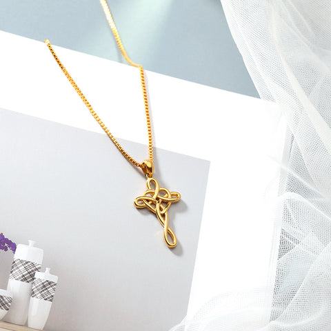 Unisex Cross Pendant Necklace